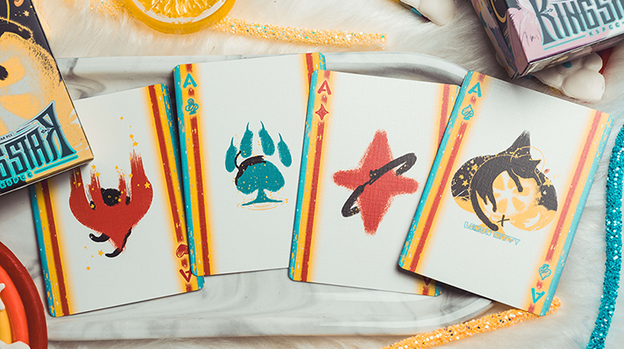 Space Cat V2 Playing Cards by King Star