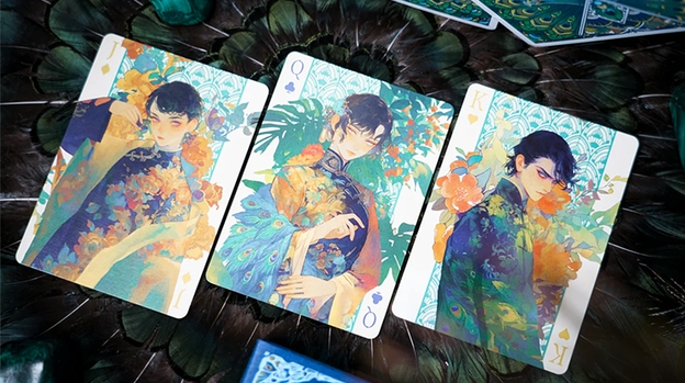 Peacock Playing Cards by TCC Fashion