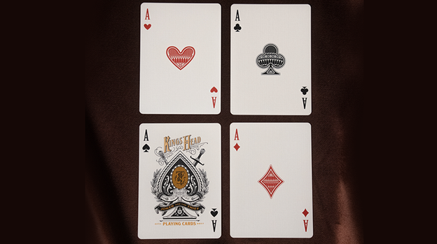 Kings Head (Purple and Rose) Playing Cards by Joker and the Thief