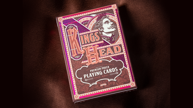 Kings Head (Purple and Rose) Playing Cards by Joker and the Thief