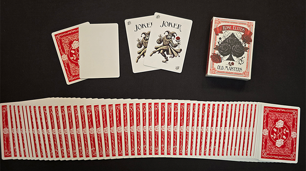 Rose Elites - Old Masters (Red) Marked Deck Playing Cards
