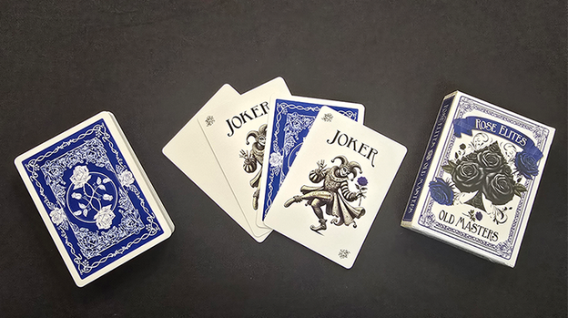 Rose Elites - Old Masters (Blue) Marked Deck Playing Cards