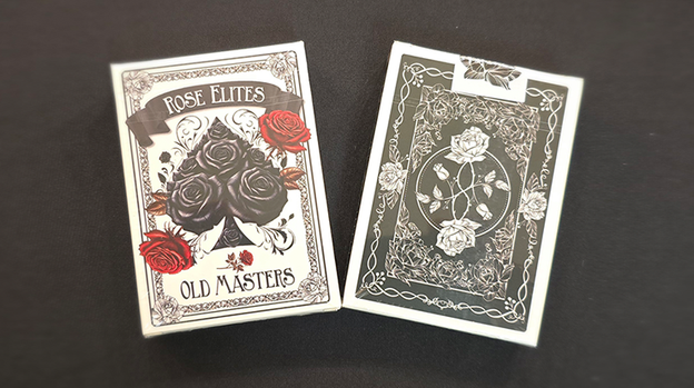 Rose Elites - Old Masters (Black) Marked Deck Playing Cards