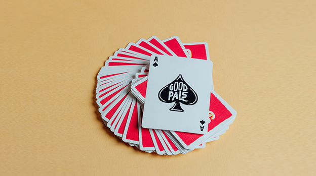 Good Pals Red Logo Playing Cards