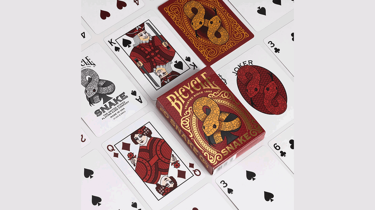 Bicycle Snake Playing Cards