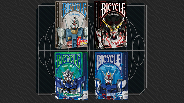 Bicycle Gundam Unicorn Playing Cards