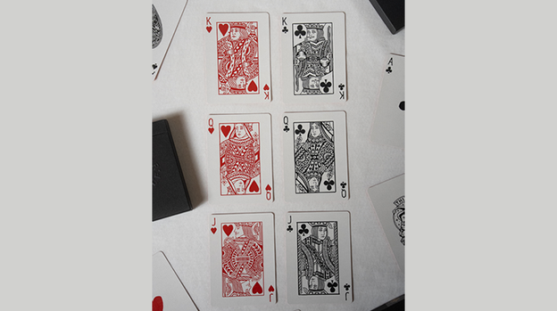 No Borders Edition 2 Crown Back (Red) Playing Cards by Joker and the Thief