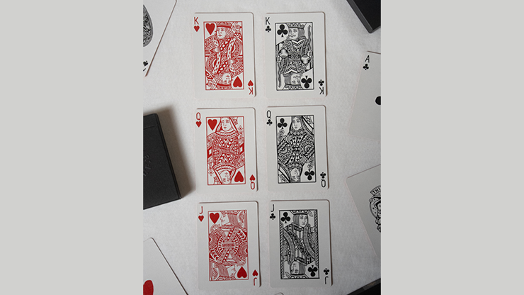 No Borders Edition 2 Crown Back (Red) Playing Cards by Joker and the Thief