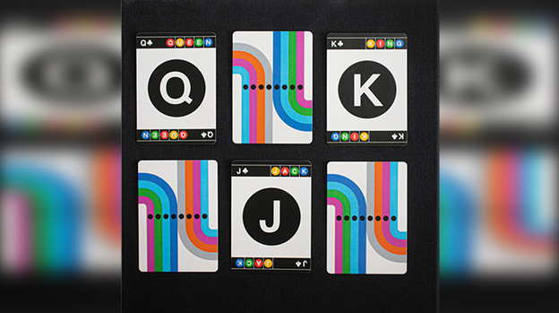 WHITE EDITION FULTON STREET MTA PLAYING CARDS (1972 VIGNELLI MAP EDITION)