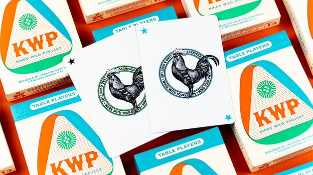 Limited No.13 Table Players Vol.22 Playing Cards by Kings Wild Project