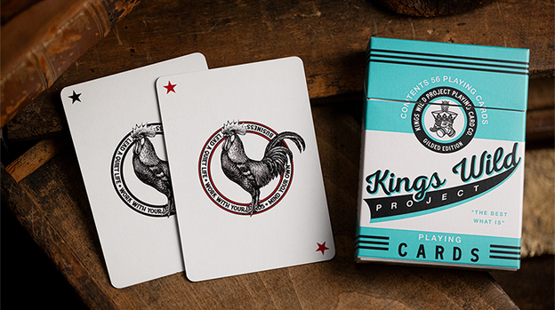 Gilded No.13 Table Players Vol.38 Playing Cards by Kings Wild Project