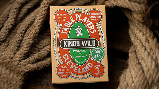 Gilded No.13 Table Players Vol.41 Playing Cards by Kings Wild Project