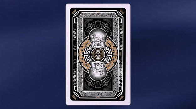 GUAN DAM -Warriors of the Three Kingdoms (Black) Playing Cards by YOKAGAME