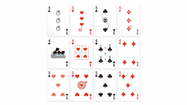 GUAN DAM -Warriors of the Three Kingdoms (Black) Playing Cards by YOKAGAME