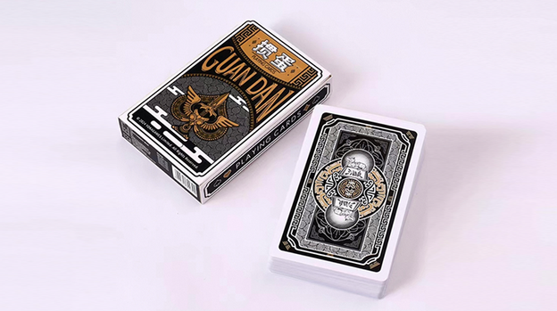 GUAN DAM -Warriors of the Three Kingdoms (Black) Playing Cards by YOKAGAME