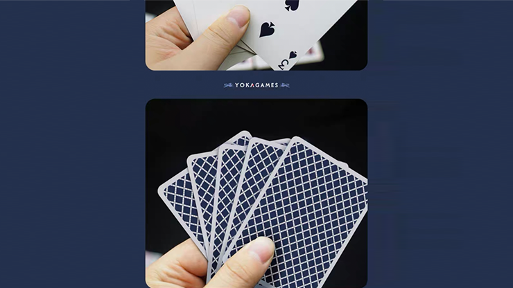 Warriors Of Three Kingdoms (Blue) Playing Cards by YOKAGAME