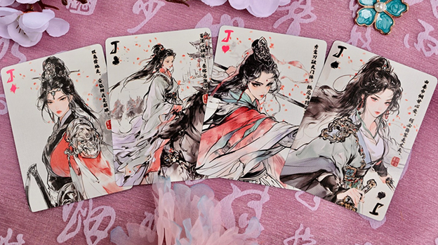 Four Beauties (DiaoChan) Playing Cards