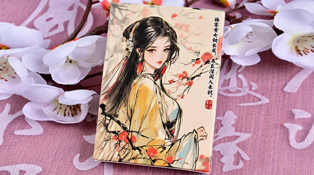 Four Beauties (YangYuhuan) Playing Cards