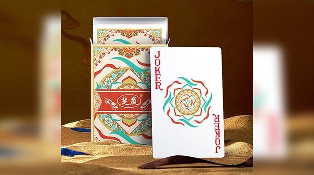 Three Rabbits with Ears Playing Cards