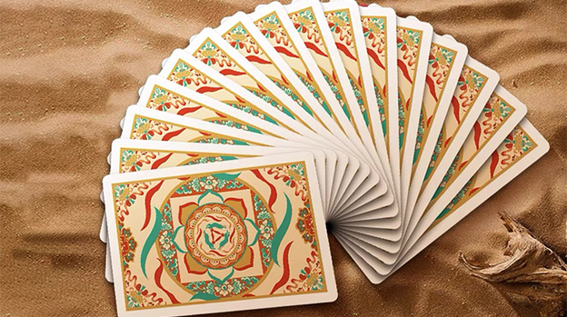 Three Rabbits with Ears Playing Cards