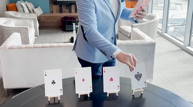 Jumbo McDonald Aces by Twister Magic (Red)