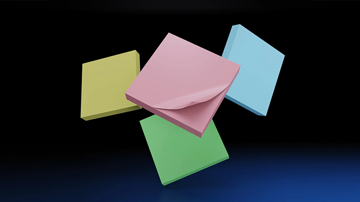 The Iarvel Magic Post-It Pad (Green) by Iarvel Magic