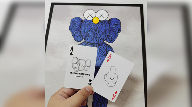Kaws Seeing / Watching Black Edition Playing Cards