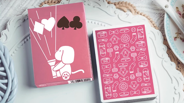 Diary of Kitten and Puppy - Puppy Pink Edition Playing Cards