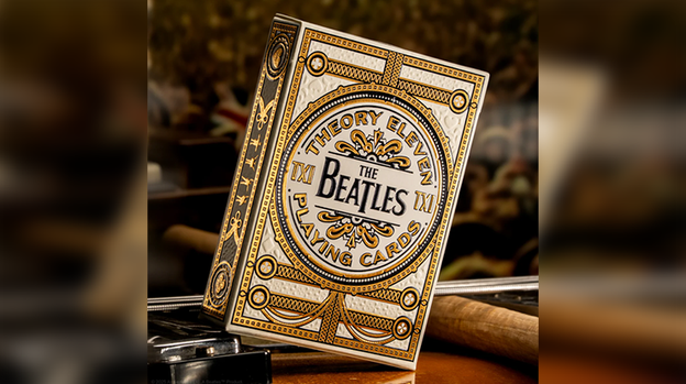 The Beatles Special Edition (White) Playing Cards by theory11