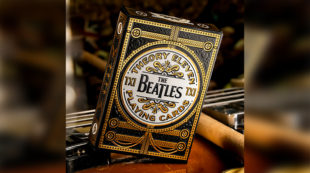 The Beatles Special Edition (Black) Playing Cards by theory11
