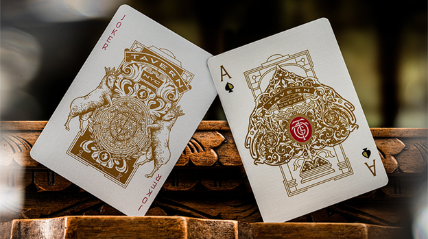 Tavern on the Green: Red Edition Playing Cards by theory11