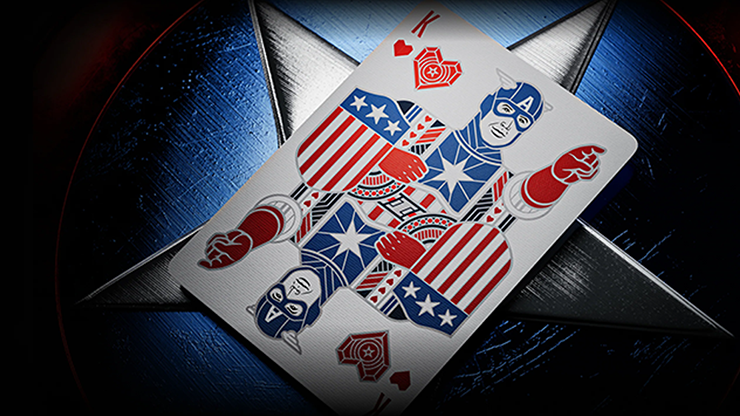 Captain America Playing Cards by theory11