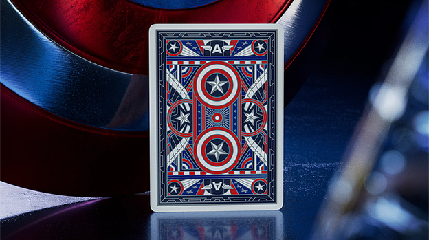 Captain America Playing Cards by theory11