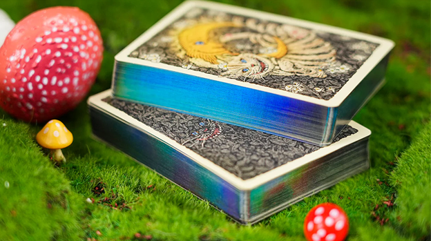 Childhood Playing Cards (Half Brick Standard + Gilded ) by TCC & Lunzi