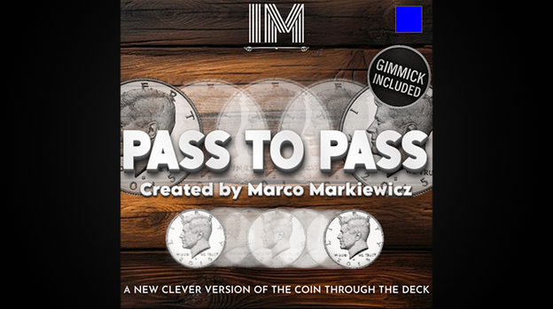 Pass To Pass (Blue) by Marco Markiewicz