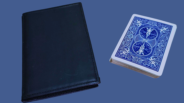 Mini Bombshell Wallet (Black Smooth) by CAHYO