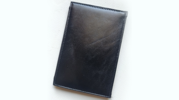 Mini Bombshell Wallet (Black Smooth) by CAHYO