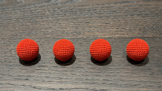 Shining Crochet Balls (Red) by JT Magic