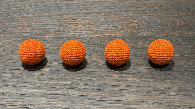 Shining Crochet Balls (Orange) by JT Magic