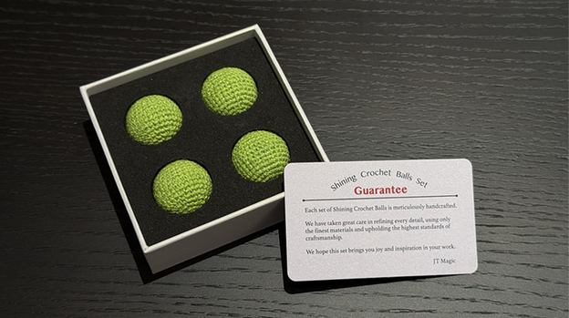 Shining Crochet Balls (Grass Green) by JT Magic