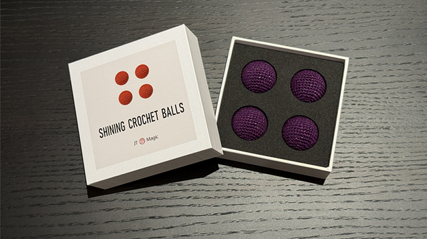 Shining Crochet Balls (Dark Purple) by JT Magic