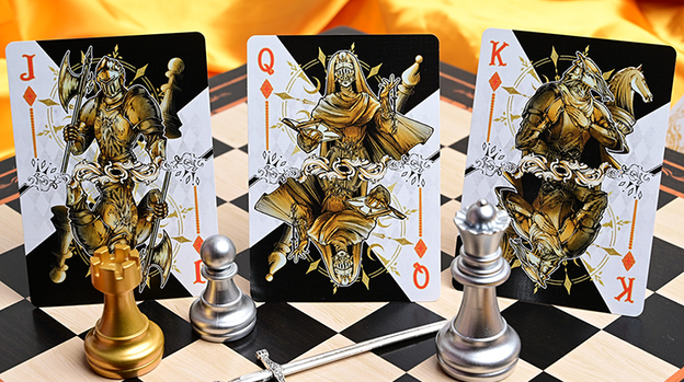 CHESS White Playing Cards by Hidden Light
