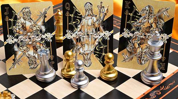 CHESS Black Playing Cards by Hidden Light
