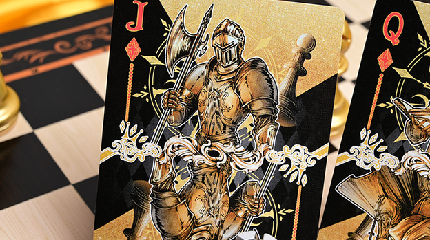 CHESS Black Playing Cards by Hidden Light