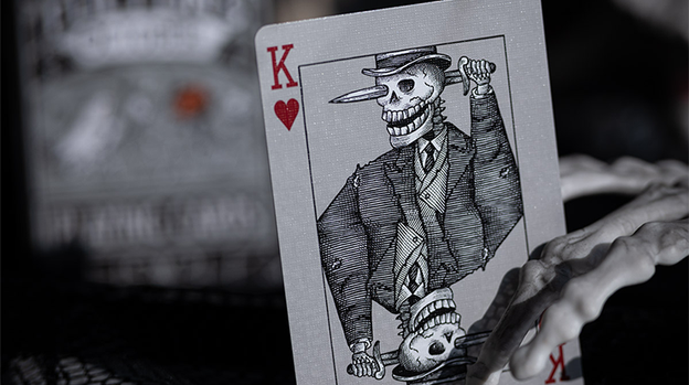 FULTONS OCTOBER TOMBSTONE GREY PLAYING CARDS