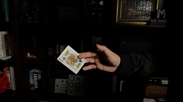 Ball on Card (Blue) by Bond Lee & MS Magic