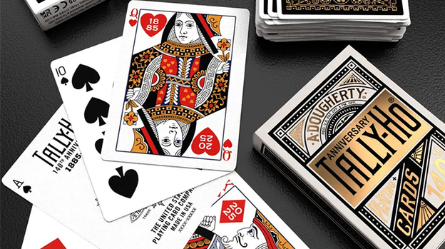 Tally Ho 140th Anniversary (Metaluxe) Playing Cards by US Playing Card