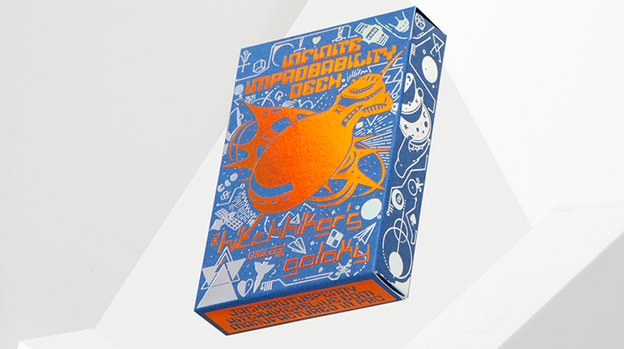 The Hitchhiker's Guide to The Galaxy- The Infinite Improbability Deck (Whale Blue)