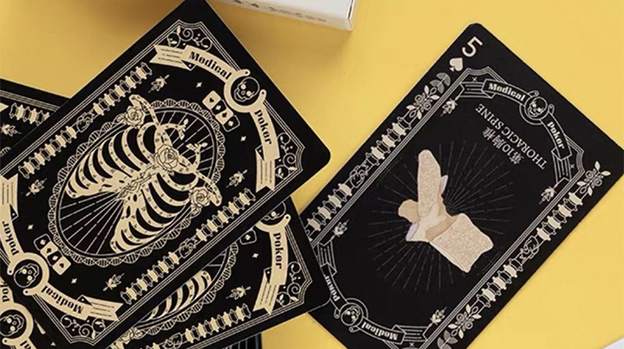 Medical Poker (Black) Playing Cards