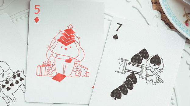 Kitten Diary - Colorful Edition Playing Cards by ACPC